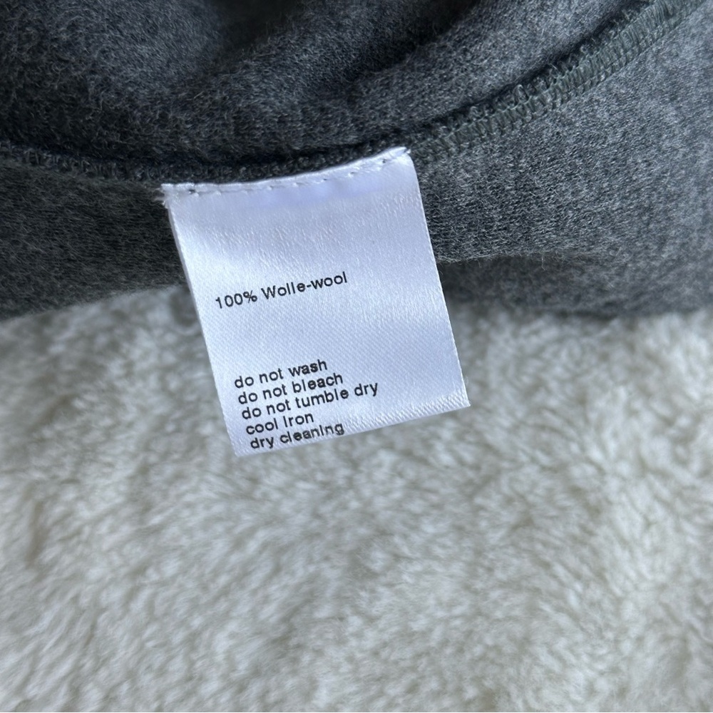 Akris Punto Wool Gray Relaxed Half-Zip Collar Long Sleeve Sweater S (4) - Picture 15 of 15